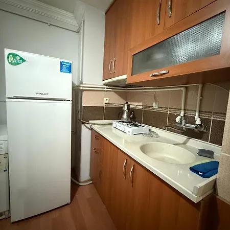 Modern With Kitchen In The Center Daire *